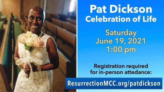 Pat Dickson Celebration of Life Service