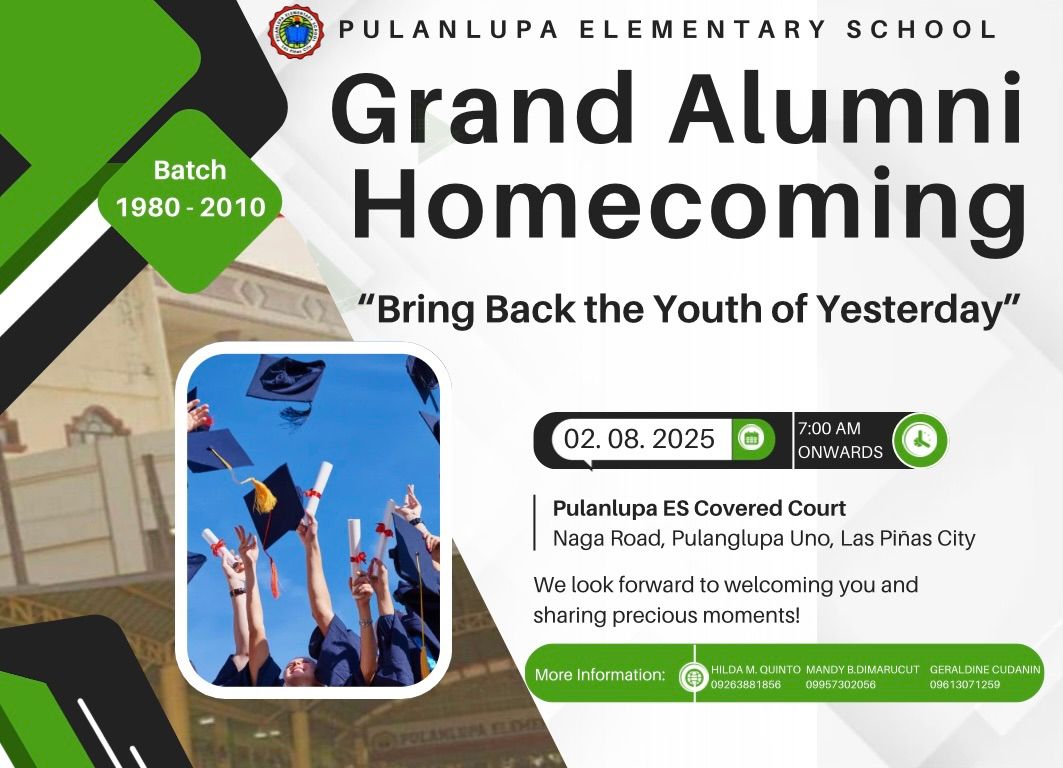 Grand Alumni Homecoming of Batch 1980-2010