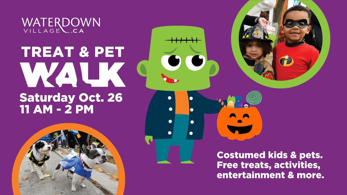 Treat and Pet Walk in Waterdown Village