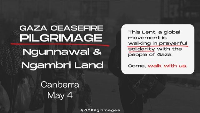 Canberra Gaza Ceasefire Pilgrimage Walk 