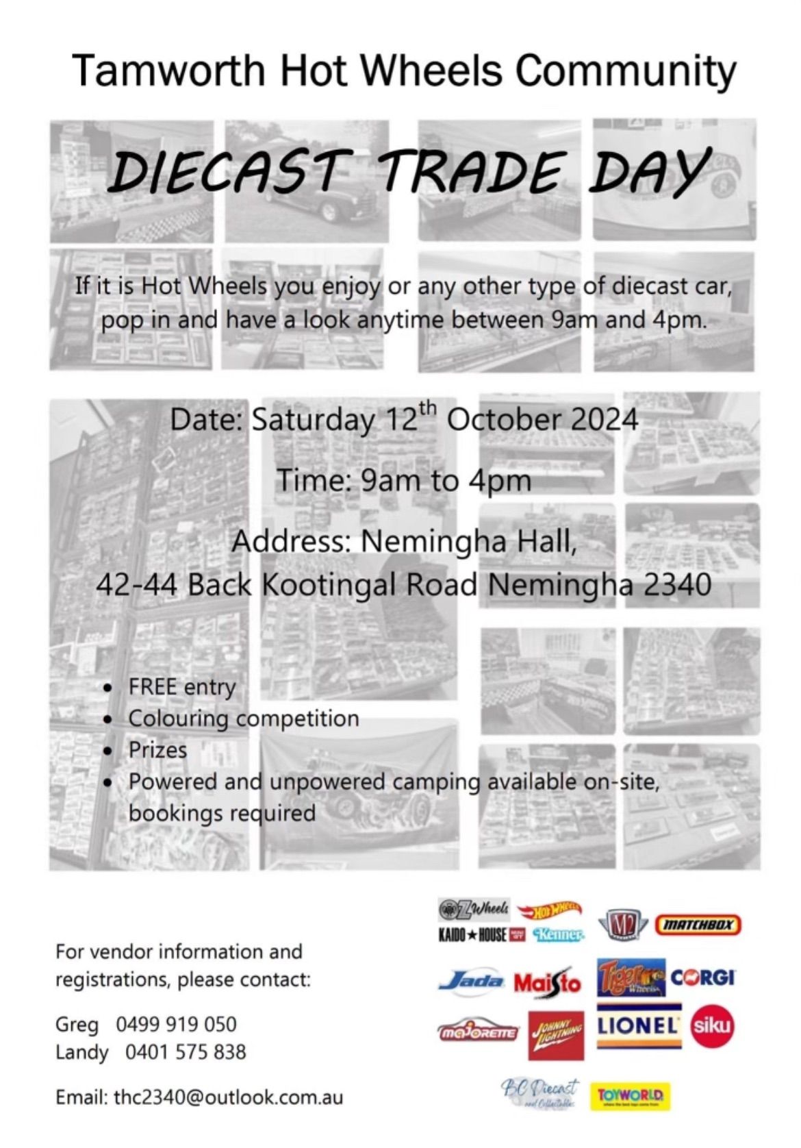 TRCCC Open Track Day & Diecast Trade Day