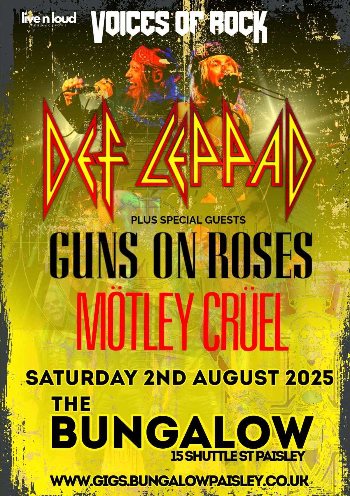 DEF LEPPAD \/\/ GUNS on ROSES \/\/ MOTLEY CRUEL 