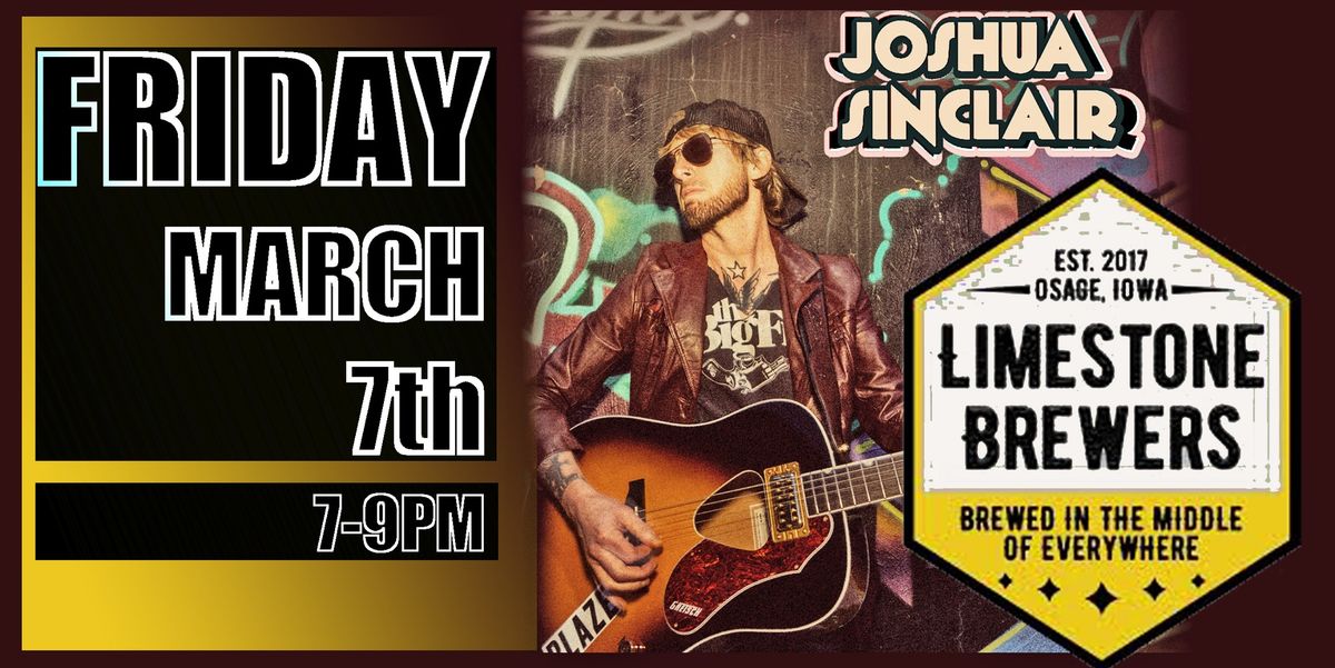 JOSHUA SINCLAIR live @ Limestone Brewers