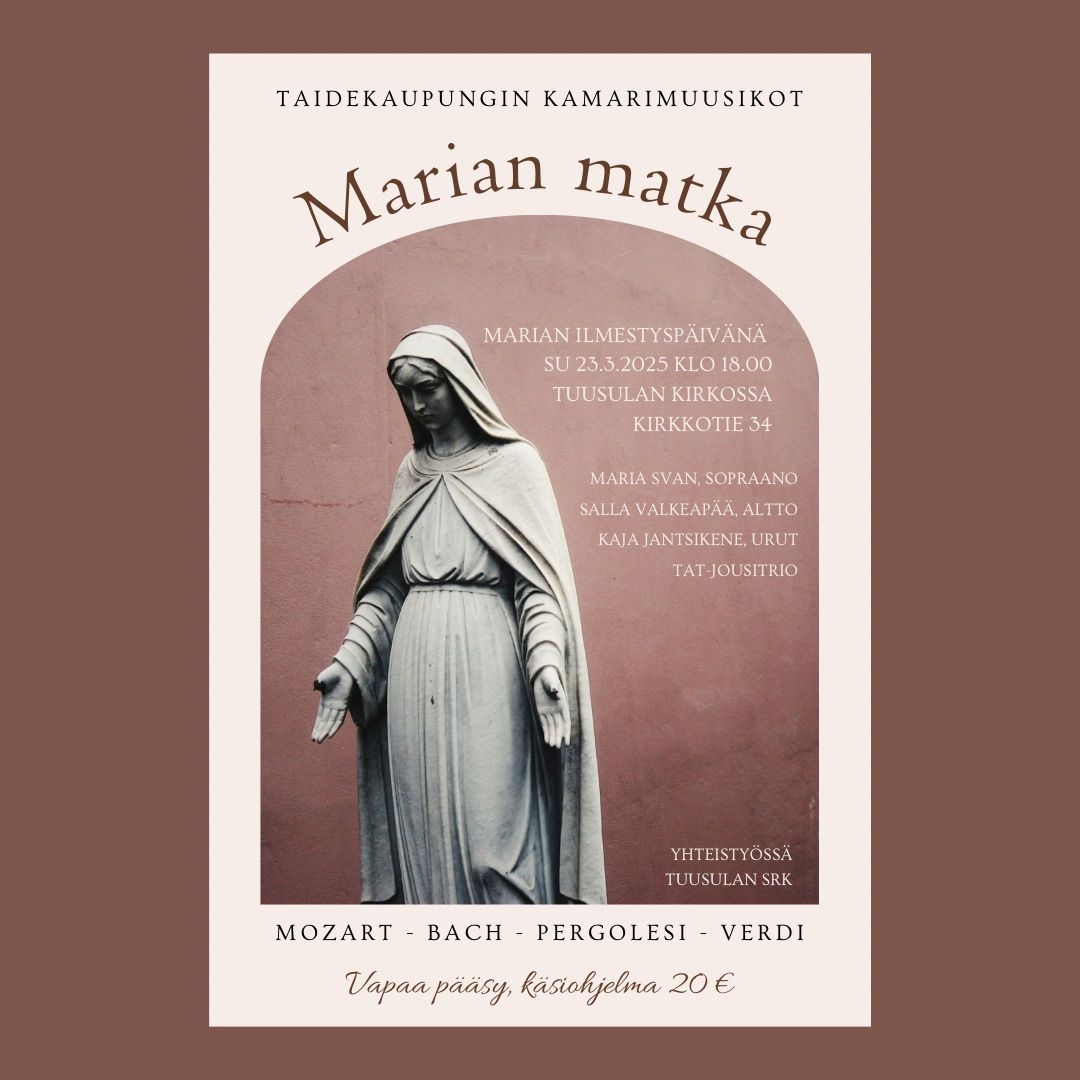 Marian matka - Marian ilmestysp\u00e4iv\u00e4n konsertti