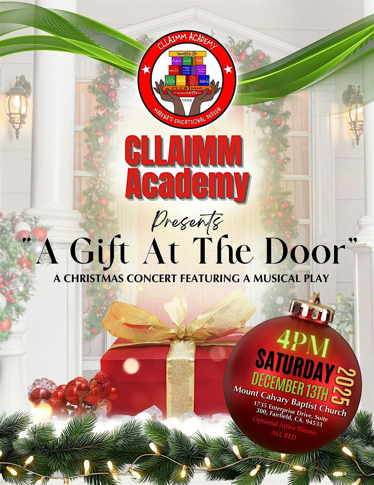 CLLAIMM Academy Presents "A Christmas Musical Play and Concert  2025"