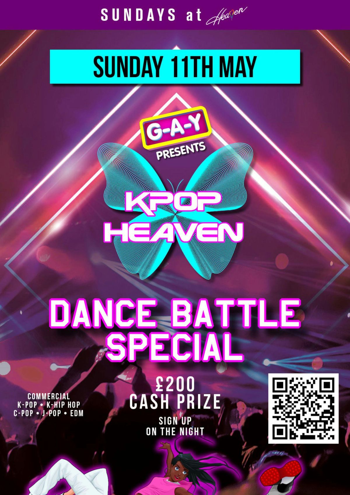 KPOP PRESENTS: MAY DANCE BATTLE SPECIAL @ HEAVEN - SUNDAY 11TH MAY