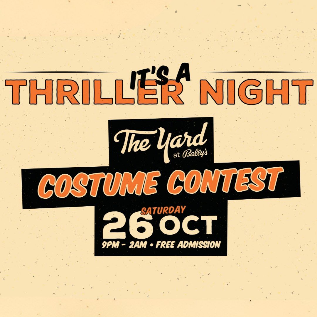 Special Event: It's a Thriller Night at The Yard!