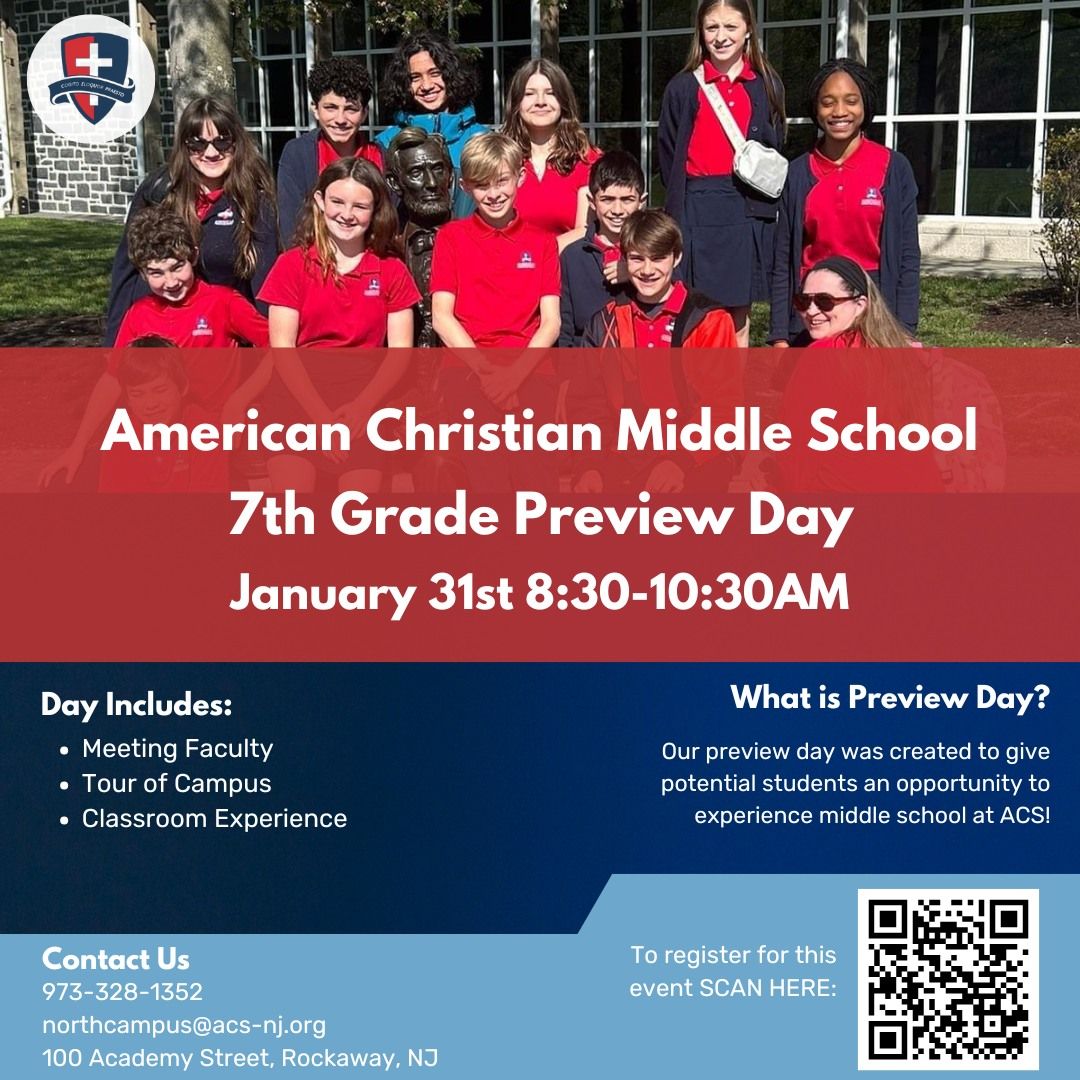 American Christian School Middle School Preview Day