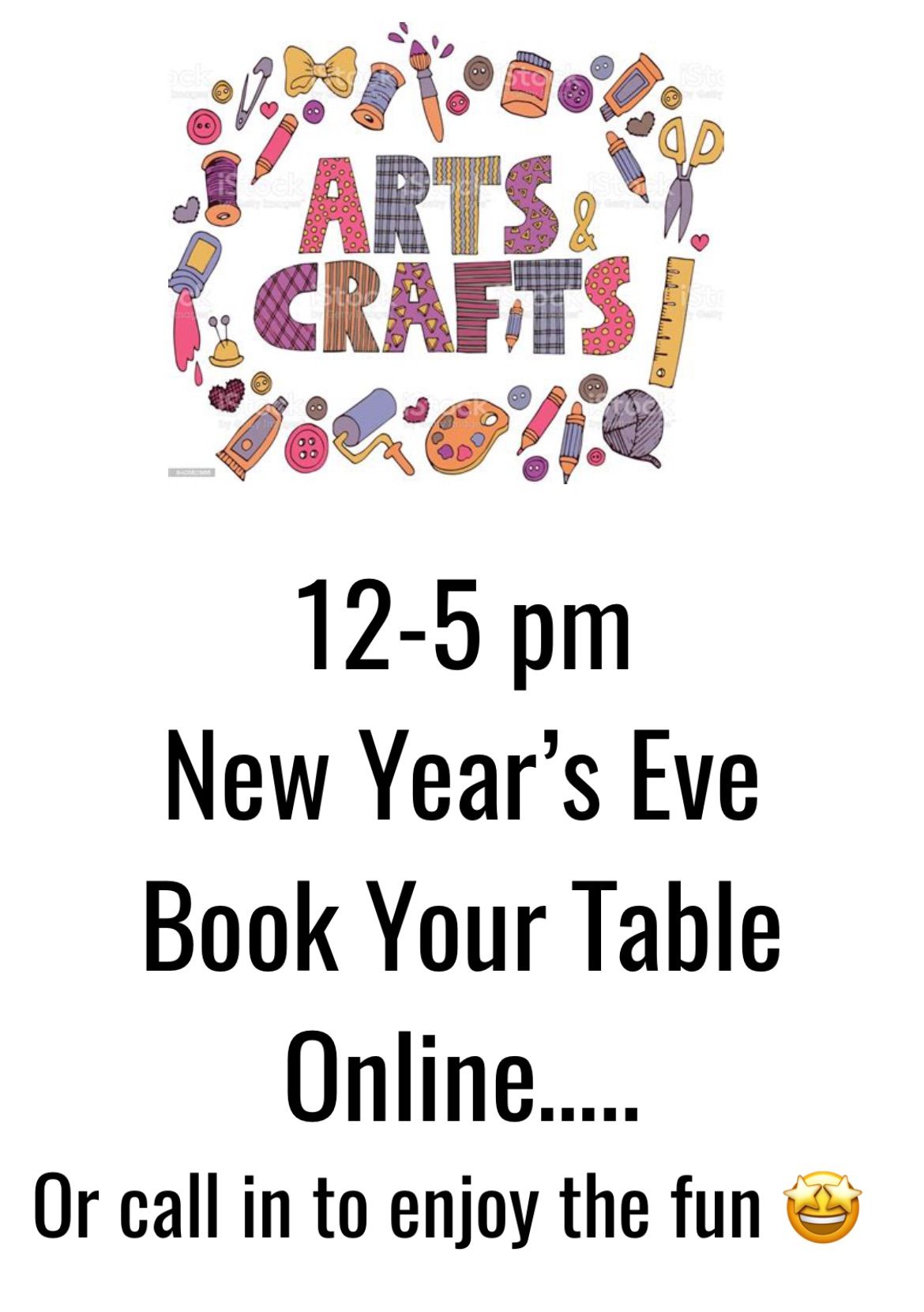 New Year\u2019s Eve kids arts and crafts