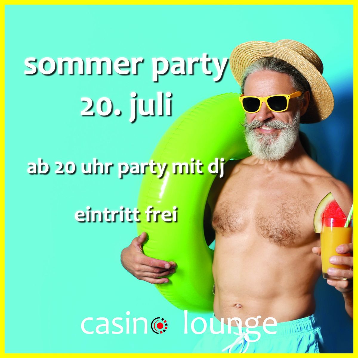 Safe the date: DJ Party am 20. Juli 2024