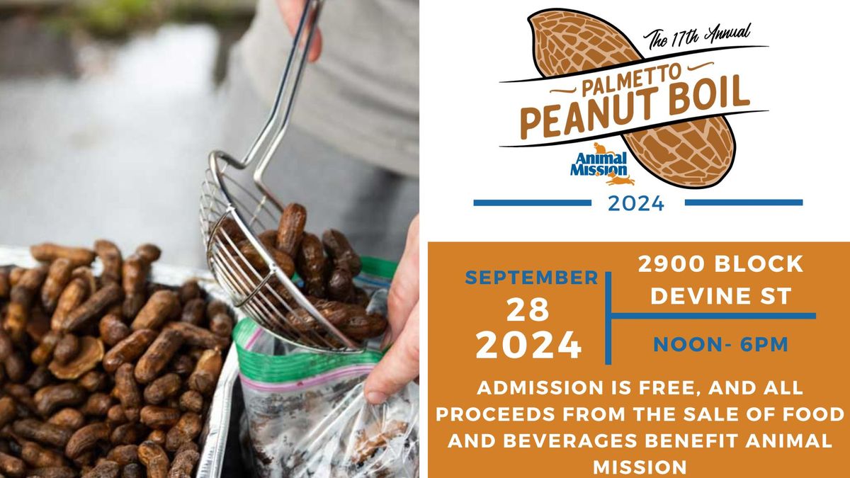 17th Annual Palmetto Peanut Boil