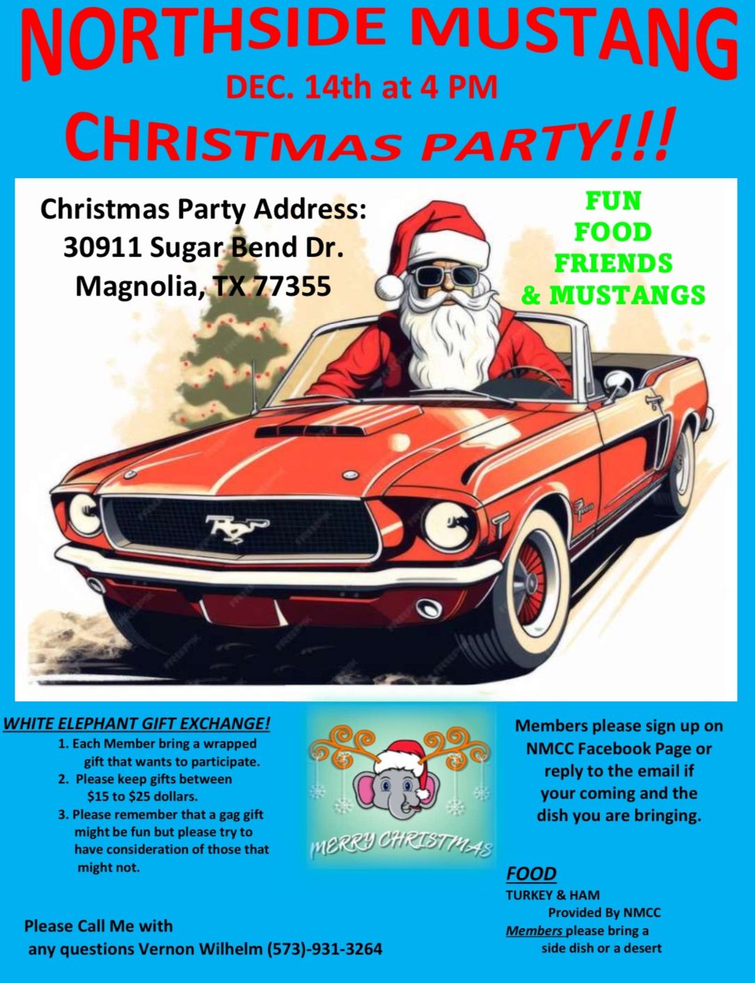 Northside Mustang Car Club Christmas Party 