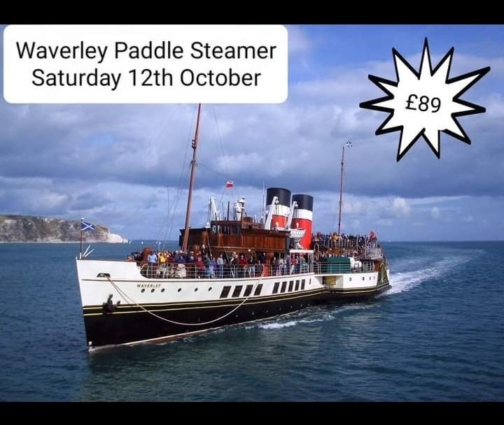 Coach Day Trip Waverley Paddle Steamer