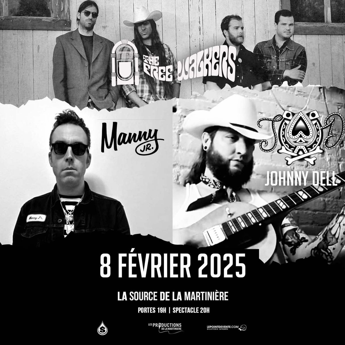 Spectacle des Free Walkers, Manny Jr. & Johnny Dell