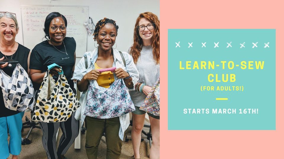 Learn-to-Sew Club (for adults!)