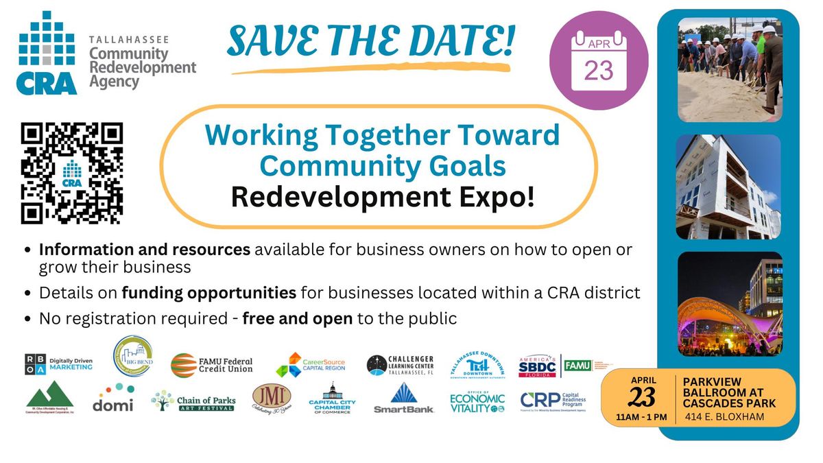 Working Together Toward Community Goals - Redevelopment Expo