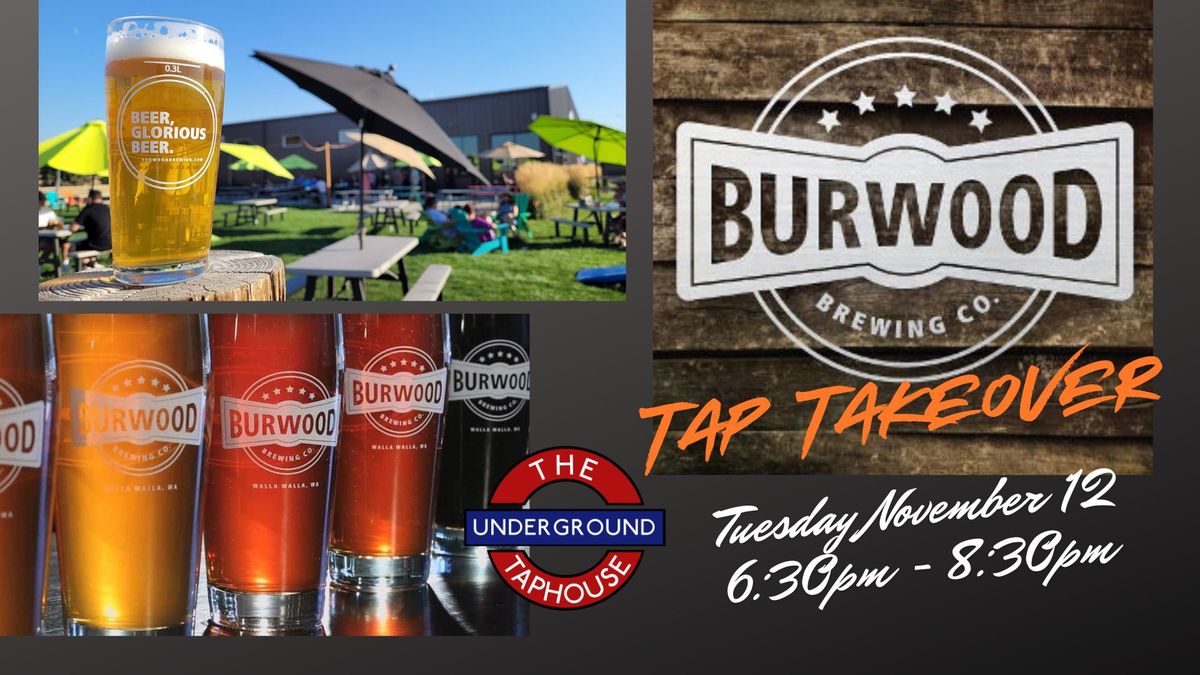 Burwood Brewing Co. Tap Takeover @ The Underground Taphouse