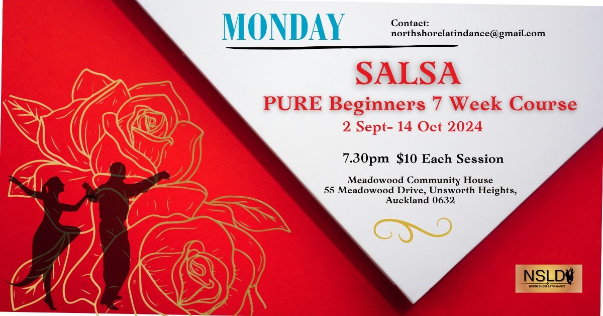 Monday PURE BEGINNERS Salsa 7 Week Course