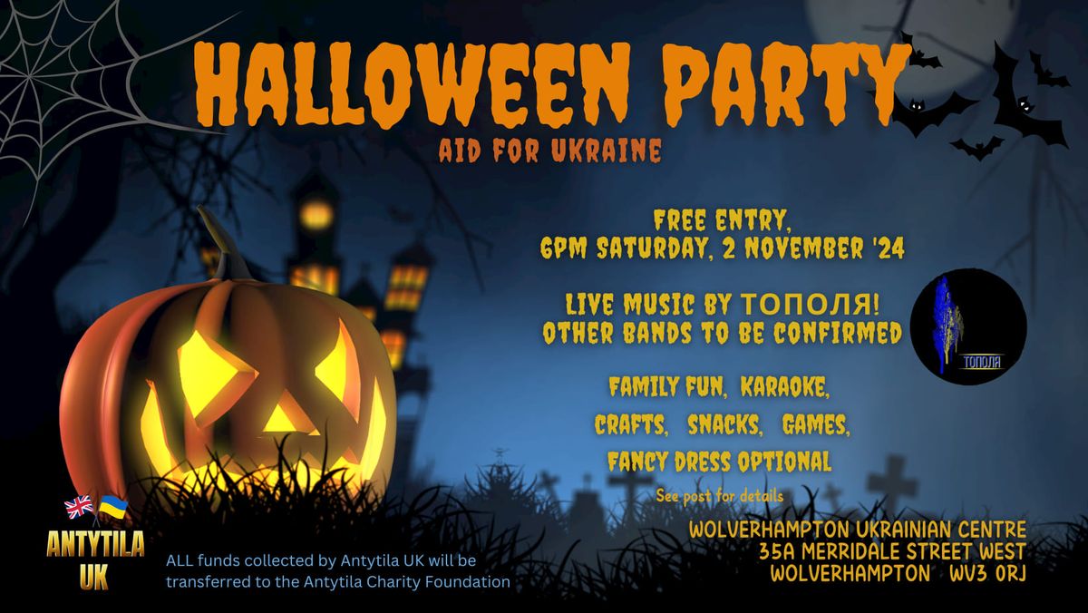 Halloween Party, aid for Ukraine 