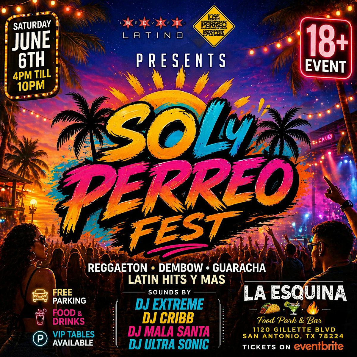 Sol Y Perreo Fest (San Antonio, Texas) 18+