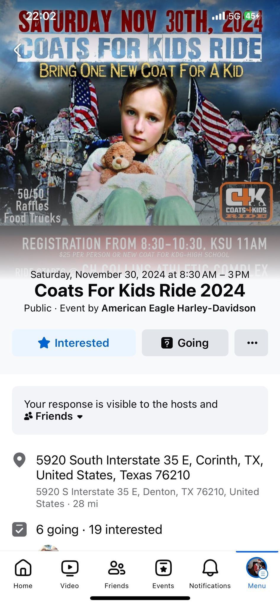 Ride to the Coats For Kids Ride 