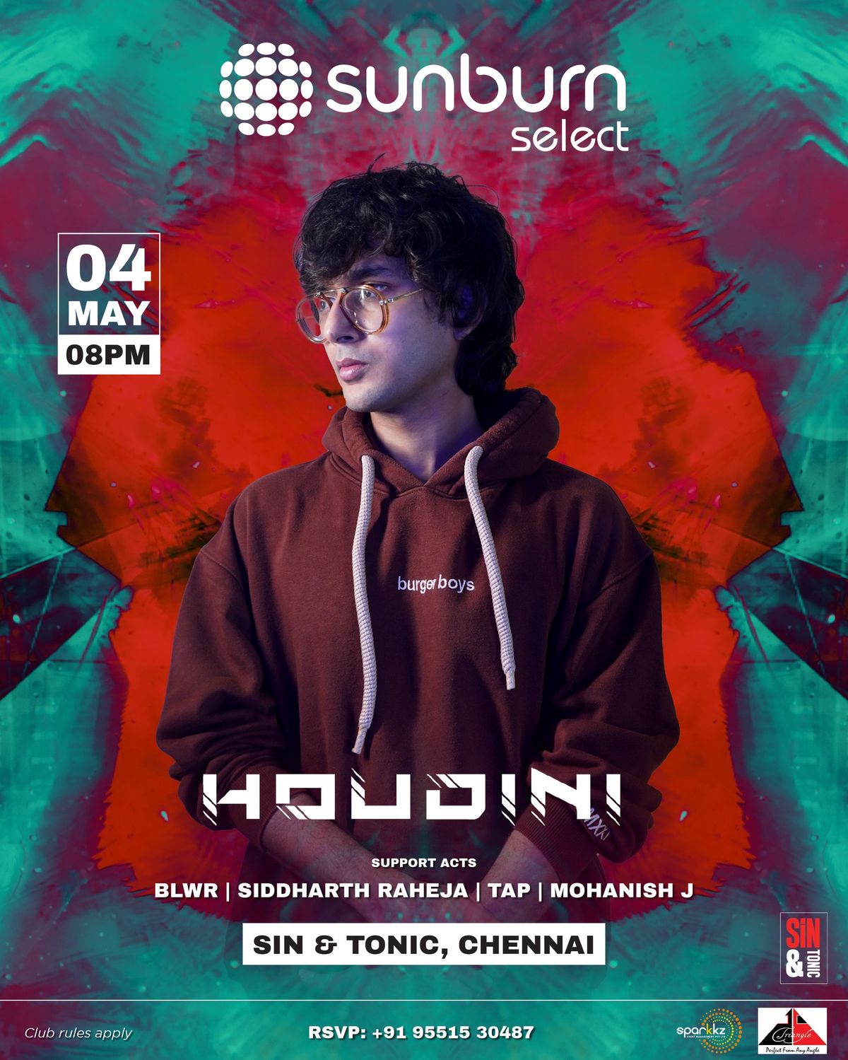Sunburn Select with Houdini - Chennai