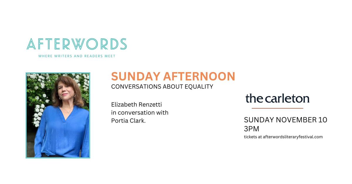 FREE EVENT! AfterWords Literary Festival presents Sunday Afternoon Conversations About Equality