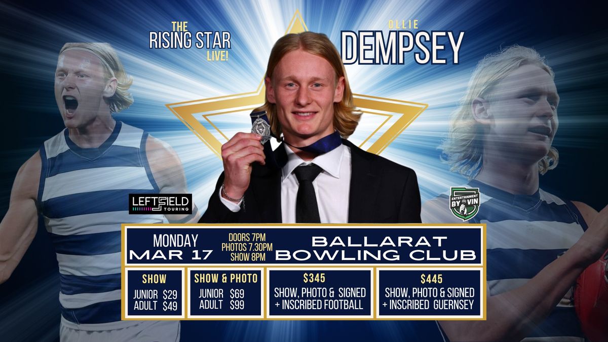 Ollie Dempsey 'The Rising Star' LIVE in Ballarat!