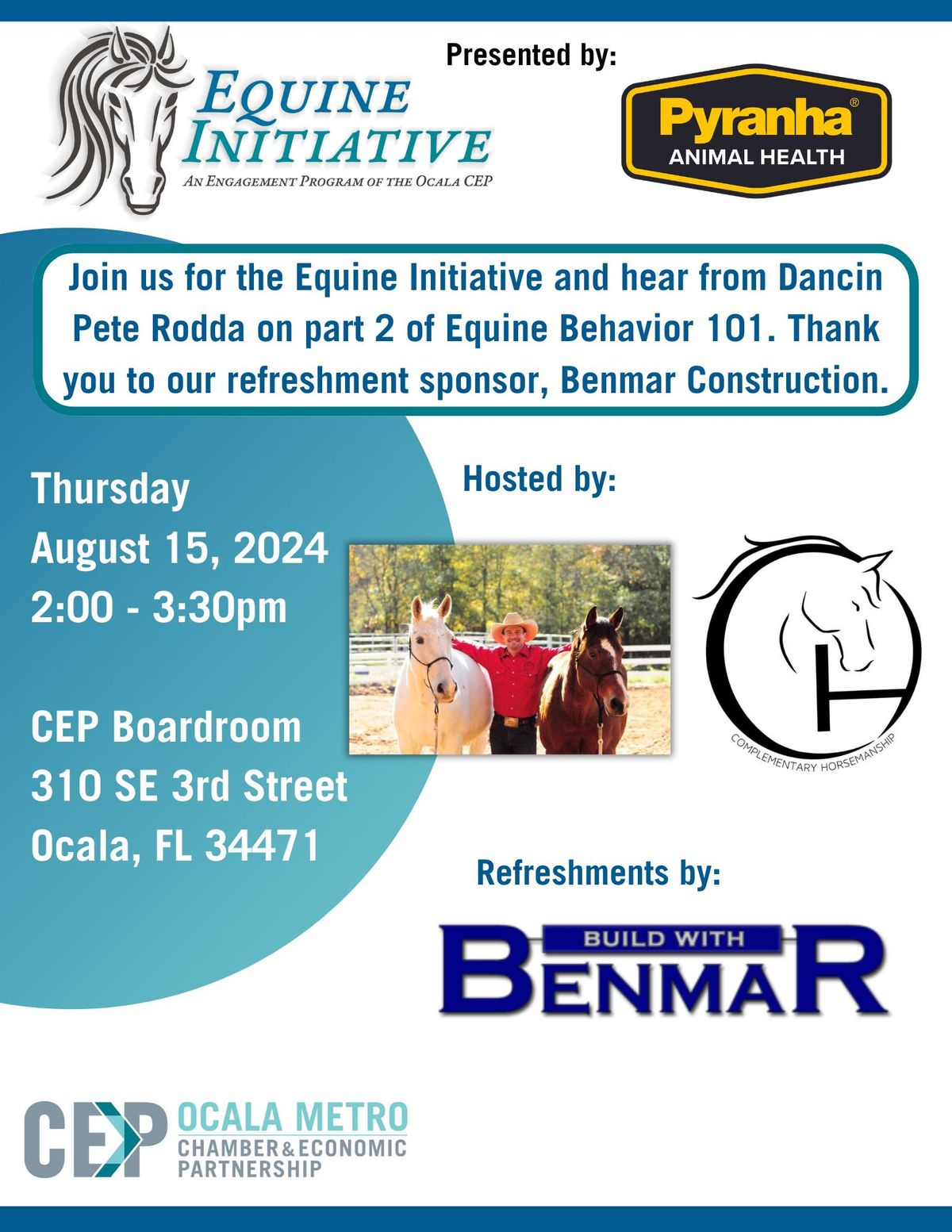 August 2024 Equine Initiative Meeting