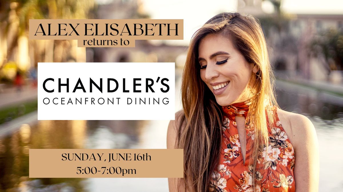Alex Elisabeth returns to Chandler's Oceanfront Dining at Cape Rey Carlsbad