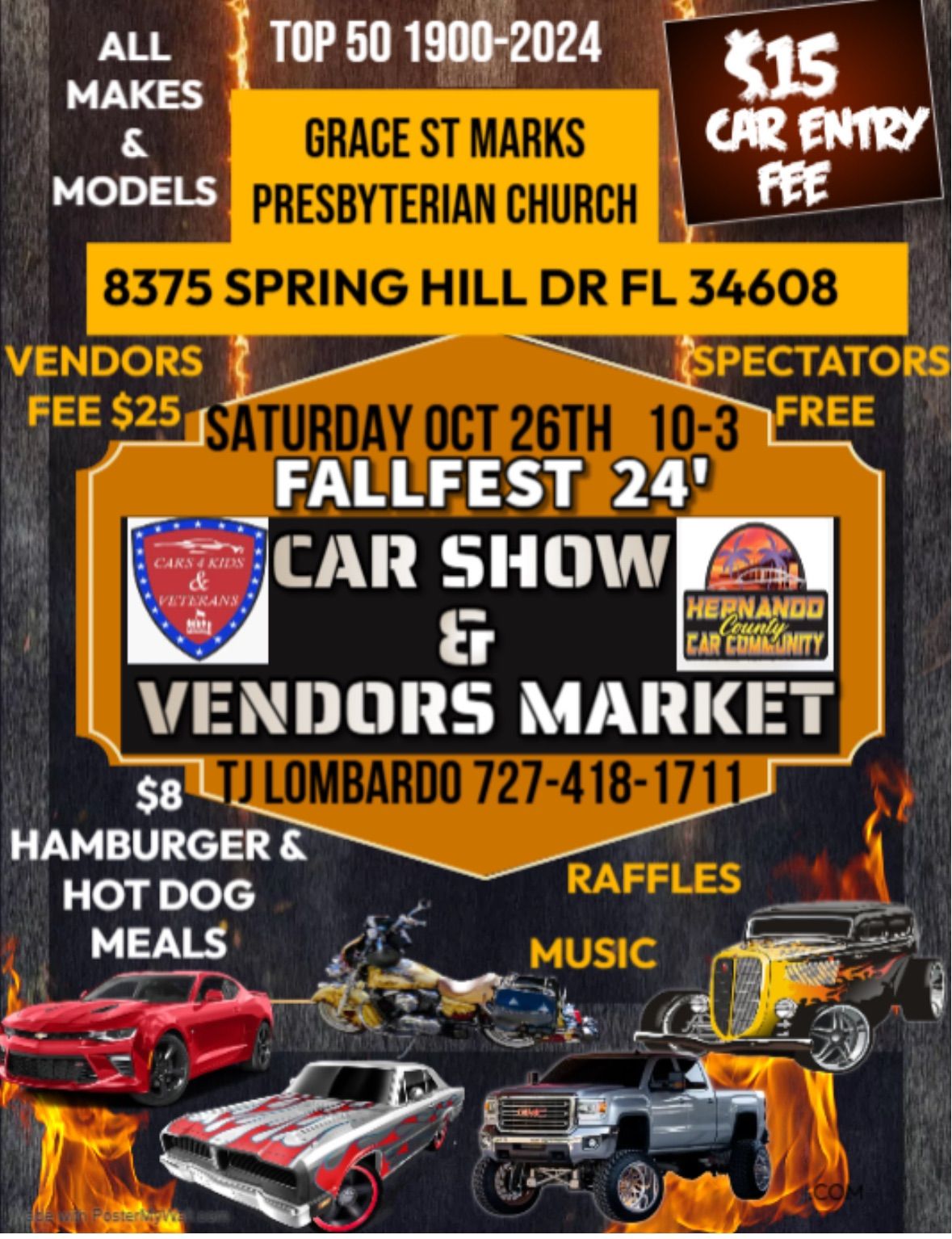 FALLFEST 24 CAR SHOW & VENDORS MARKET