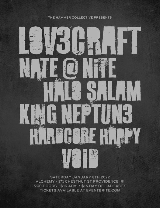 Lov3craft Nate Nite Halo Salam King Neptun3 Happy Hardcore Void 