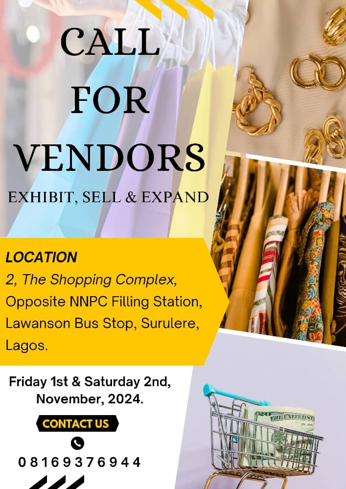 CALL FOR VENDORS