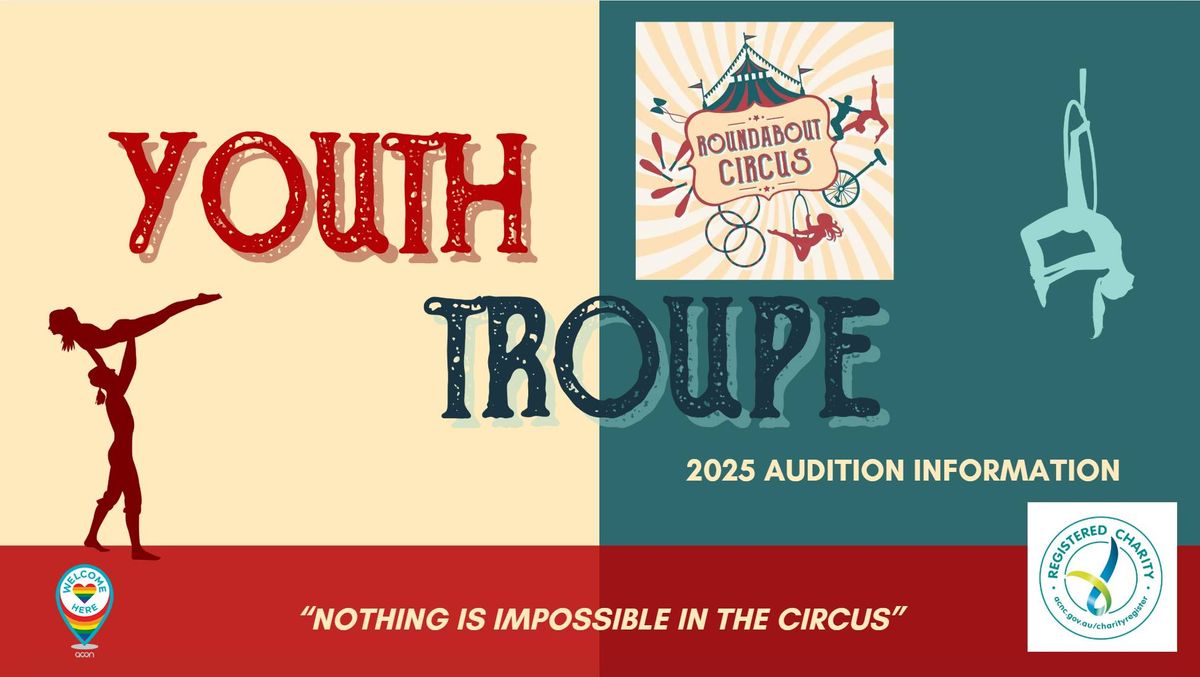 Performance Troupe Auditions 10th & 19th January