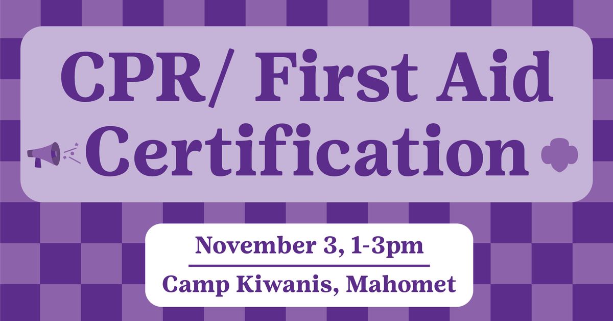 CPR\/First Aid Certification