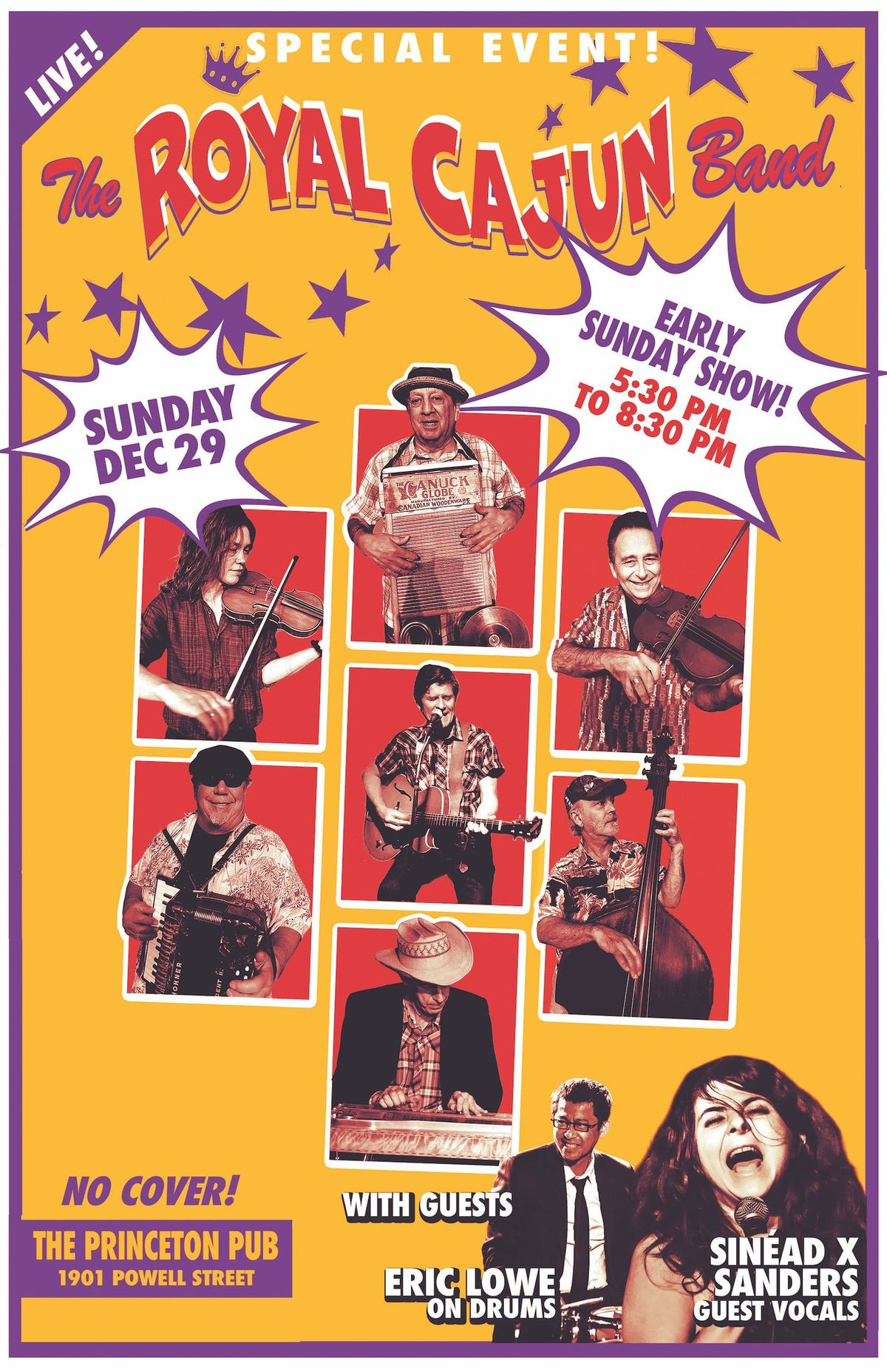 The Royal Cajun Band Plays a Sunday Afternoon-Dec. 29th