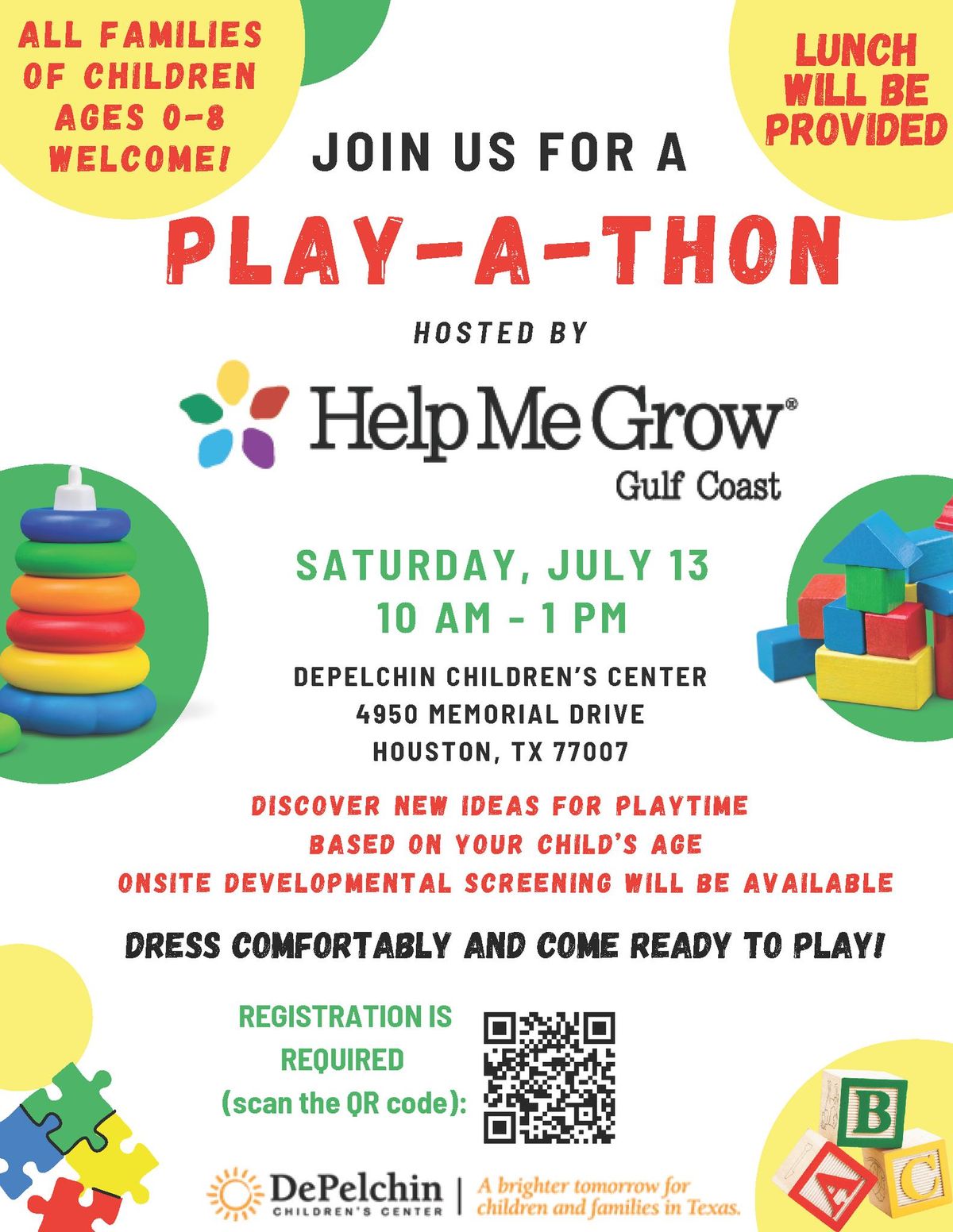 Play-A-Thon - Registration Required
