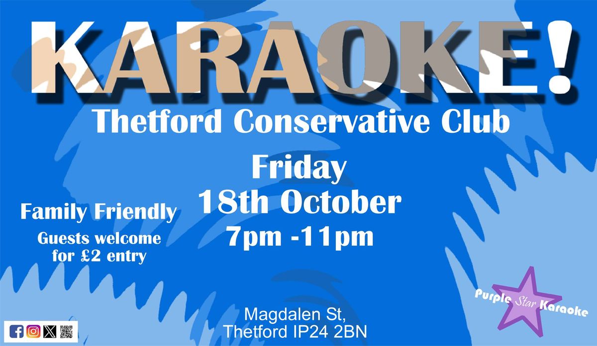 Karaoke @ Thetford Conservative Club