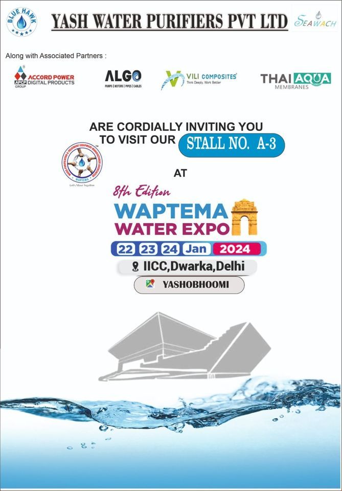 WATER EXPO 2024, IICC Project Dwarka, New Delhi, 22 January 2024