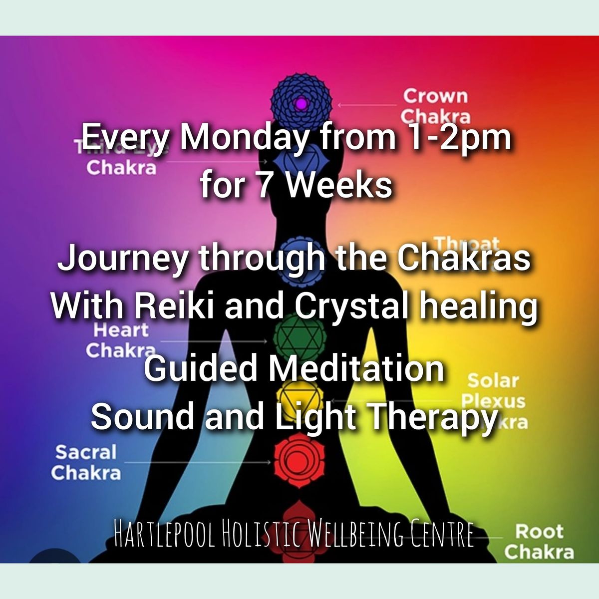 Journey Through The Chakras with Reiki and Attuned Crystal