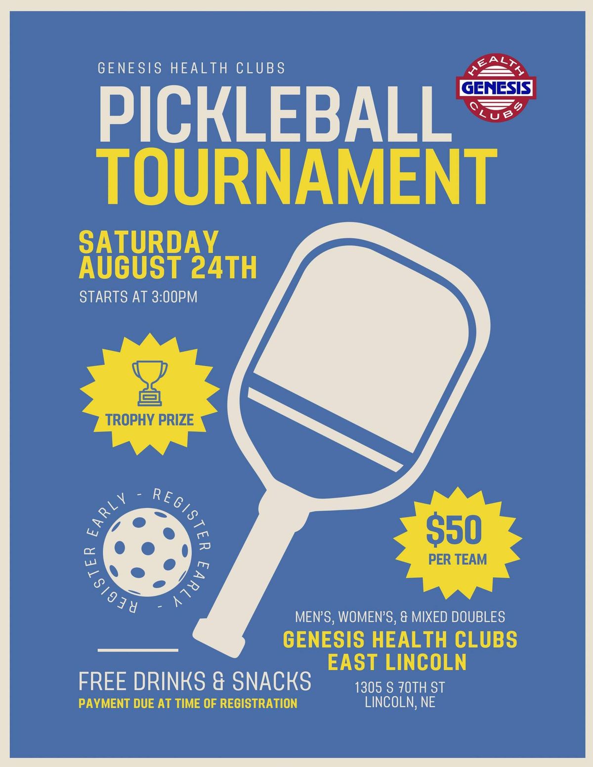 Pickleball Tournament 