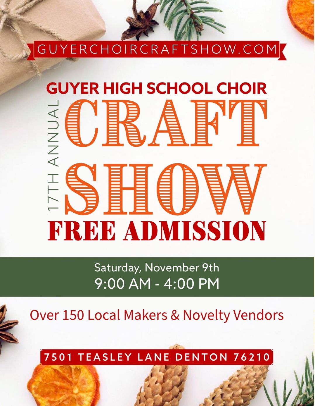 Guyer High School Choir Craft Show