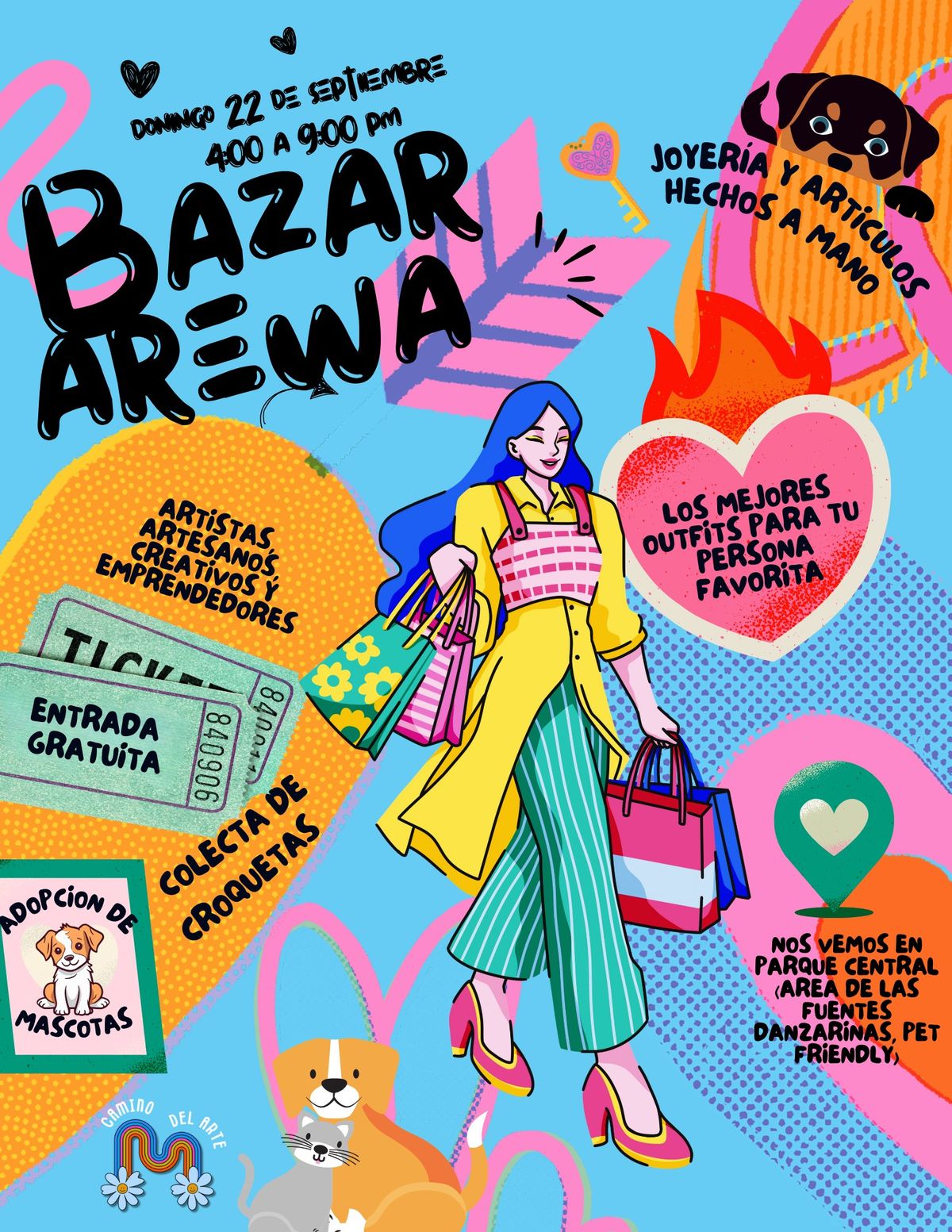 Bazar camino del arte \u201cAREWA\u201d