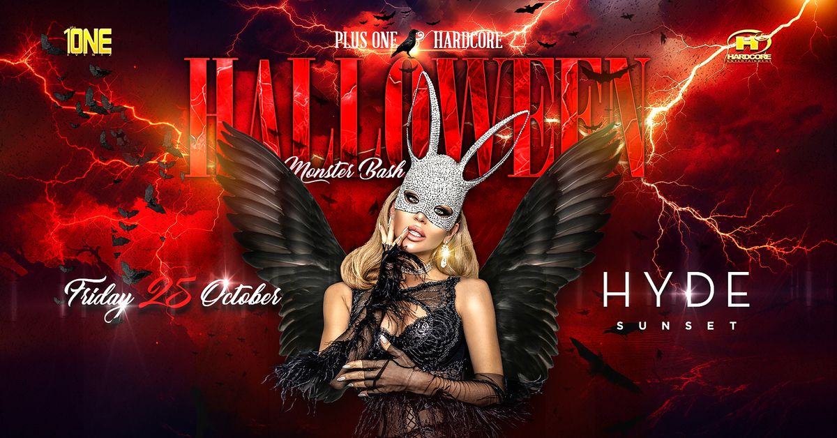 Halloween Monster Bash (Fri 25 Oct) HYDE SUNSET 