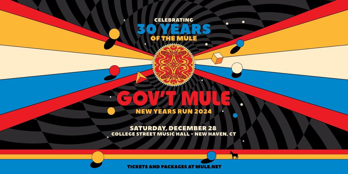 Gov\u2019t Mule: New Year\u2019s Run at College Street Music Hall (New Haven)