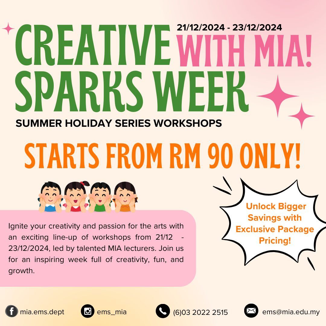 Creative Sparks Week with MIA