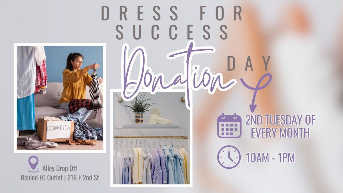 Dress for Success: Donation Day!