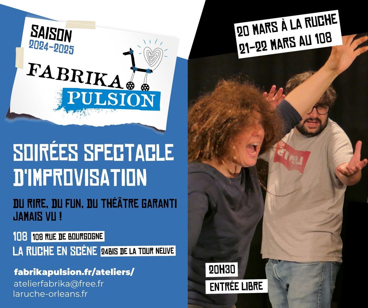 Soir\u00e9es Impro de Fabrika Pulsion