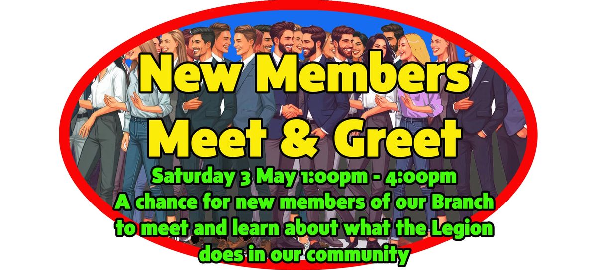 New Members Meet & Greet