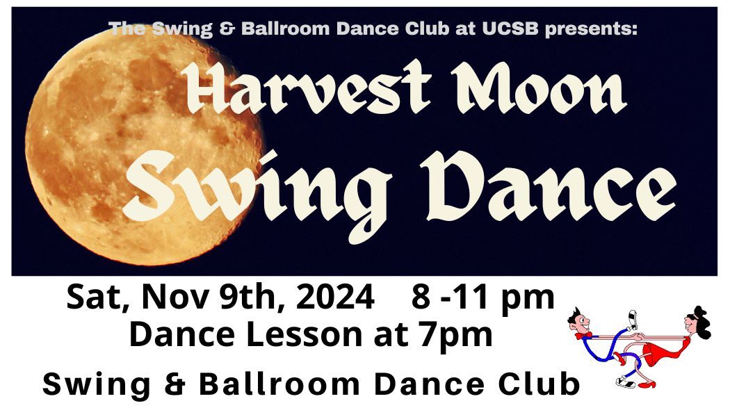 SBDC's Harvest Moon Swing Dance, featuring Rob Rio and his Revolvers Band!